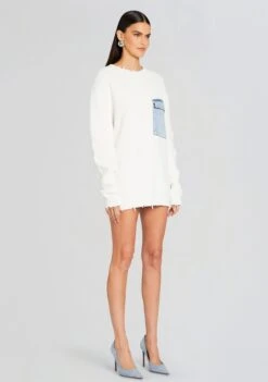 Damien Sweater -LUCY Clothing Shop Ecommerce Crop 24 01 11 DAMIENSWEATER WHITEWDENIM 0760 ECOMM