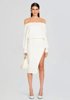 Francie Dress -LUCY Clothing Shop Ecommerce Crop 24 01 11 FRANCIEDRESS WHITE 1145 ECOMM