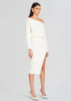 Francie Dress -LUCY Clothing Shop Ecommerce Crop 24 01 11 FRANCIEDRESS WHITE 1156 ECOMM
