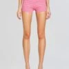 Sandra Bandage Knit Short -LUCY Clothing Shop Ecommerce Crop 24 02 15 NELLATOP SANDRASHORT METALLICCANDYPINK 2443 ECOMM