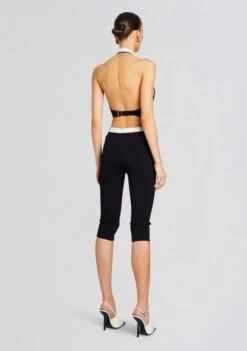 Morgana Bandage Knit Pant -LUCY Clothing Shop Ecommerce Crop 24 02 15 TINSLEYVEST MORGANAPANT BLACKWHITE 1828 ECOMM 892a10e6 3335 4d62 a672 8a73ea31eb6a