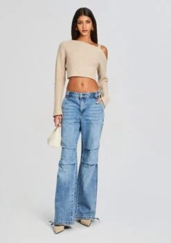 Casey Denim Pant -LUCY Clothing Shop Ecommerce Crop 24 02 16 AGNESSWEATER OXFORD CASEYPANT COASTLINE 1244 ECOMM