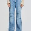 Casey Denim Pant -LUCY Clothing Shop Ecommerce Crop 24 02 16 AGNESSWEATER OXFORD CASEYPANT COASTLINE 1261 ECOMM