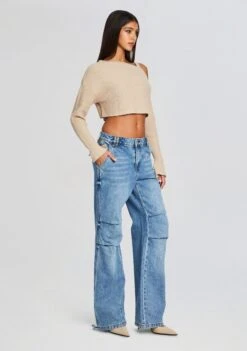 Casey Denim Pant -LUCY Clothing Shop Ecommerce Crop 24 02 16 AGNESSWEATER OXFORD CASEYPANT COASTLINE 1267 ECOMM