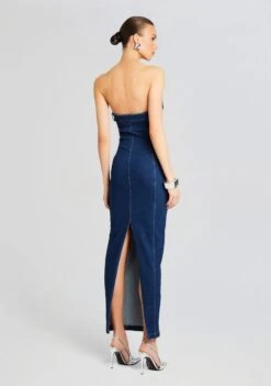 Aaliyah Dress -LUCY Clothing Shop Ecommerce Crop 24 02 29 AALIYAHDRESS DEEPSEA 0237 ECOMM