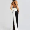 Bristol Bow Evening Dress -LUCY Clothing Shop Ecommerce Crop 24 02 29 BRISTOLBOWEVENINGDRESS WHITE 1922 ECOMM