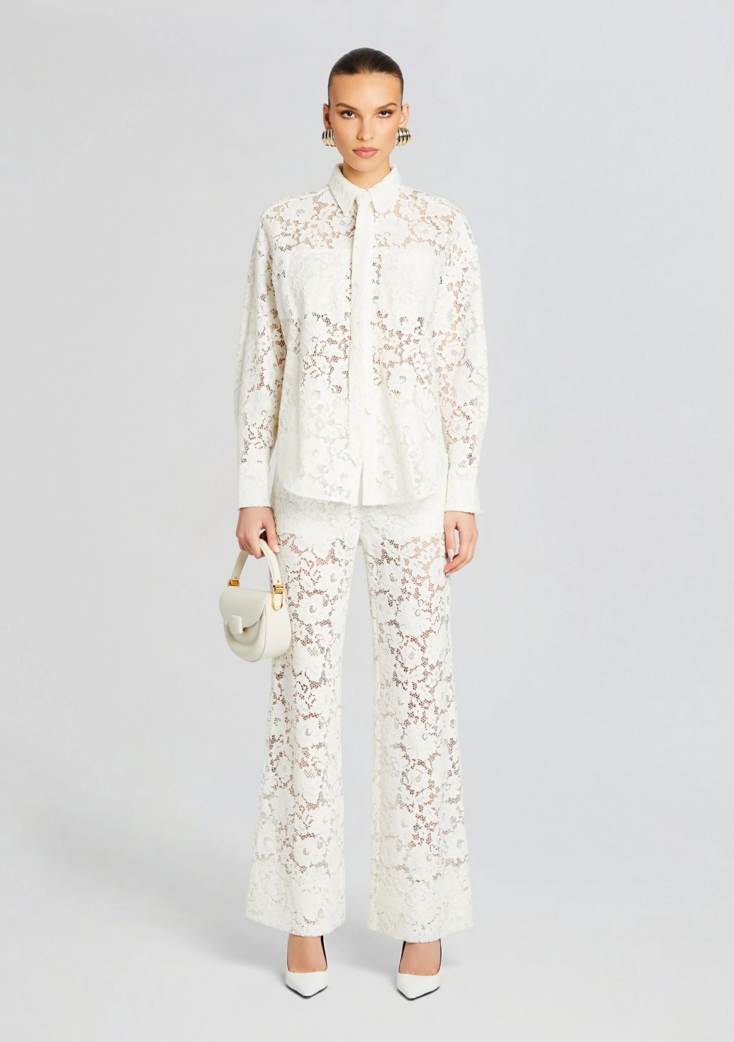 Oversized Lace Shirt - Image 5