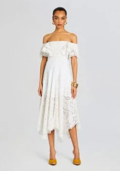 Sheen Long Dress -LUCY Clothing Shop Ecommerce Crop 24 02 29 LONGDRESS SHEEN IVORYLOLITA 1592 ECOMM