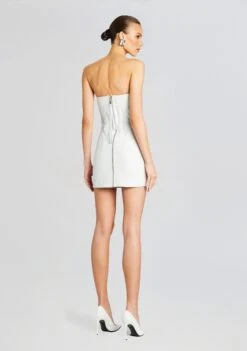 Amberly Leather Dress 10 Amberly Leather Dress -LUCY Clothing Shop Ecommerce Crop 24 02 29 NOYAJACKET AMBERLYDRESS OPTICWHITE 1659 ECOMM