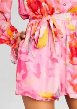 LUCY Clothing Shop 25 LUCY Clothing Shop -LUCY Clothing Shop Ecommerce Crop 24 02 29 ROSA973ROMPERWBELT PINKFLORAL 1044 ECOMM