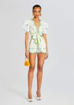 Motta Top -LUCY Clothing Shop Ecommerce Crop 24 02 29 TOP MOTTA SHORT MASON YELLOWLOLITA 1121 ECOMM