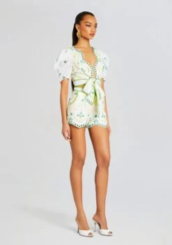 Motta Top -LUCY Clothing Shop Ecommerce Crop 24 02 29 TOP MOTTA SHORT MASON YELLOWLOLITA 1146 ECOMM