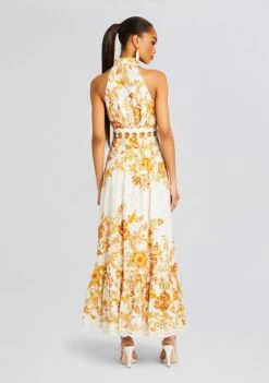 Tora Long Dress -LUCY Clothing Shop Ecommerce Crop 24 02 29 TORA5795LONGDRESSWBUCKLEBELT OFFWHITE 0481 ECOMM