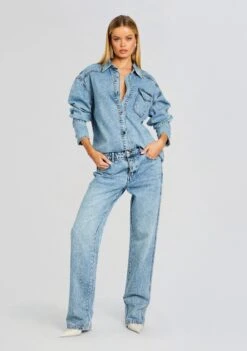 Denise Denim Shirt -LUCY Clothing Shop Ecommerce Crop 24 03 12 DENISESHIRT TANGIER 1769 ECOMM
