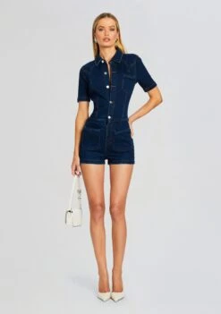 Mona Romper 11 Mona Romper -LUCY Clothing Shop Ecommerce Crop 24 03 12 MONAROMPER DEEPSEA 1074 ECOMM