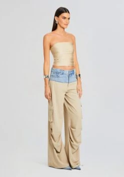 Harlow Cargo Pant 9 Harlow Cargo Pant -LUCY Clothing Shop Ecommerce Crop 24 03 13 HARLOWCARGOPANT OXFORD COASTLINE 2133 ECOMM