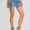Sherona Denim Skirt -LUCY Clothing Shop Ecommerce Crop 24 03 13 SHERONASKIRT OASIS ALESSANDRASANDAL DENIM 1678 ECOMM