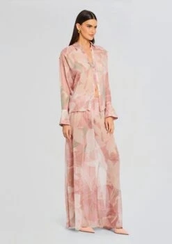 Ramona Silk Chiffon Shirt -LUCY Clothing Shop Ecommerce Crop 24 03 13 ZECAPANT RAMONSHIRT DUSTYPINKBOTANICAL 2031 ECOMM 262ab064 eed2 409a acf7 e2161ac7e1fa