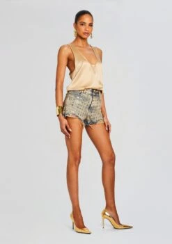 Calyx Embellished Denim Short 9 Calyx Embellished Denim Short -LUCY Clothing Shop Ecommerce Crop 24 03 26 CALYXSHORT AMALFI 1054 ECOMM