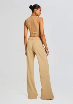 Pin Tuck Palazzo Pants -LUCY Clothing Shop Ecommerce Crop 24 03 26 JESSICATRANSPARENTVEST PINTUCKPALAZZOPANTS CAMEL 1315 ECOMM 9fed3c7d d9cf 437d 83f9 970a8ff1e04e