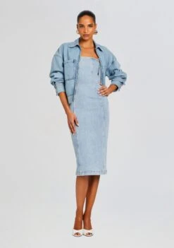 Fran Dress -LUCY Clothing Shop Ecommerce Crop 24 03 26 NICOLLEJACKET FRANDRESS COASTLINE 1410 ECOMM