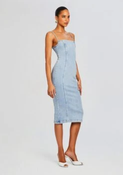 Fran Dress -LUCY Clothing Shop Ecommerce Crop 24 03 26 NICOLLEJACKET FRANDRESS COASTLINE 1491 ECOMM