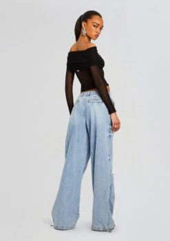 Chelle Ruched Jean -LUCY Clothing Shop Ecommerce Crop 24 03 27 CHELLEJEAN COASTLINE 2738 ECOMM