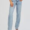 Vero Embellished Denim Pant -LUCY Clothing Shop Ecommerce Crop 24 03 27 CLEATANK WHITE VEROPANT TANGIER 1905 ECOMM
