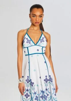 Jodie Long Dress -LUCY Clothing Shop Ecommerce Crop 24 03 27 LONGDRESS JODIE BLUELOLITA 0525 ECOMM