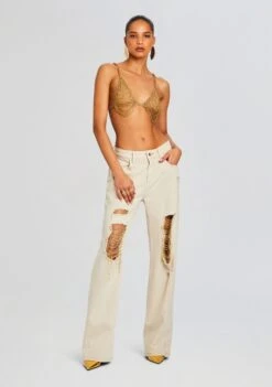 Kailee Pant -LUCY Clothing Shop Ecommerce Crop 24 03 27 PYLABRA TANNINGOLD KAILEEPANT WHITEGOLD 2472 ECOMM