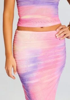 Cirrus Skirt -LUCY Clothing Shop Ecommerce Crop 24 04 16 STRATUSTOP CIRRUSKIRT SUNSETTIEDYE 2606 ECOMM