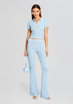 Adelaide Baby Tee -LUCY Clothing Shop Ecommerce Crop 24 04 17 ADELAIDEBABYTEE AGATHAPANT POWDERBLUE 0404 ECOMM