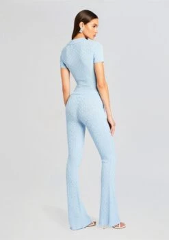 Adelaide Baby Tee -LUCY Clothing Shop Ecommerce Crop 24 04 17 ADELAIDEBABYTEE AGATHAPANT POWDERBLUE 0467 ECOMM