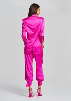 Pandora Silk Blazer -LUCY Clothing Shop Ecommerce Crop Retrofete eComm 220712 Set2 Shot13 1801