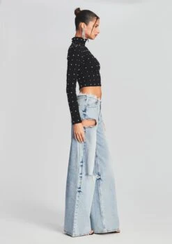 Brooks Embellished Chiffon Top -LUCY Clothing Shop Ecommerce Crop Retrofete eComm 220803 Set2 SHOT 21 3194