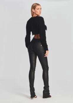 Danica Coated Denim Pant -LUCY Clothing Shop Ecommerce Crop Retrofete eComm 220803 Set2 SHOT 22 3331