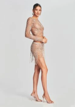 Beatrix Sequin Skirt -LUCY Clothing Shop Ecommerce Crop Retrofete eComm 220803 Set2 SHOT 30 4517