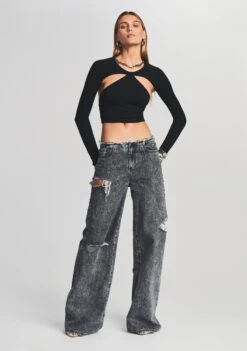 Aston Wide Leg Jean -LUCY Clothing Shop Ecommerce Crop Retrofete eComm 220830 Shot 11 0048