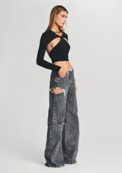 Aston Wide Leg Jean -LUCY Clothing Shop Ecommerce Crop Retrofete eComm 220830 Shot 11 0201