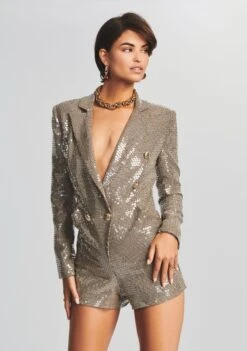 Montgomery Sequin Romper -LUCY Clothing Shop Ecommerce Crop Retrofete eComm 220830 Shot 13 0082