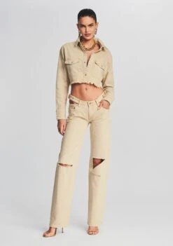 Christy Straight Leg Jean -LUCY Clothing Shop Ecommerce Crop Retrofete eComm 220830 Shot 26 0054