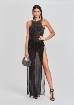 Carmella Embellished Chiffon Dress -LUCY Clothing Shop Ecommerce Crop Retrofete eComm 221018 Set2 SHOT 18 2021