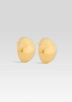 Sphere Earrings -LUCY Clothing Shop Ecommerce Crop SPHEREEARRINGS GOLD 010 ECOMM