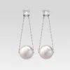 Jules Pearl Earrings -LUCY Clothing Shop JulesEarring Silver ECOMM