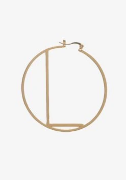 Hoop Letter Earring -LUCY Clothing Shop L