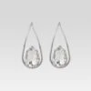 Leni Earrings -LUCY Clothing Shop LeniEarrings SilverWhite ECOMM