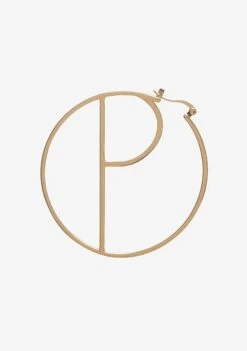 Hoop Letter Earring -LUCY Clothing Shop P