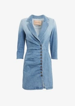 Willa Dress -LUCY Clothing Shop PF19 2269 Willa Dress Light Wash Denim