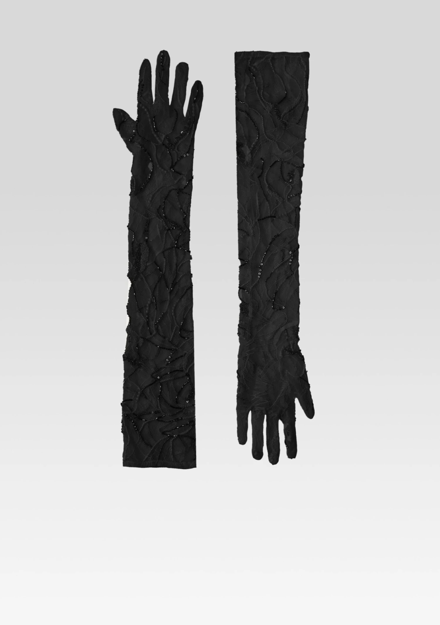 Royce Embellished Lace Gloves 2 Royce Embellished Lace Gloves