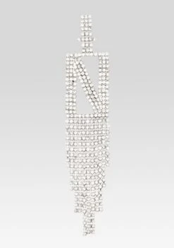 Alphabet Earring 36 Alphabet Earring -LUCY Clothing Shop Silver N ECOMM